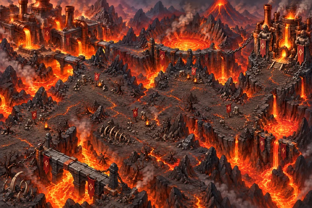 Volcanic lands
